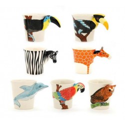 New 3D Colors Animal Water Cup
